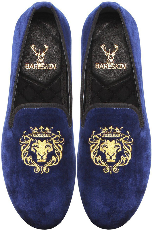 Bare Skin Velvet Slip On Slip On For Men(Blue) Bare Skin Velvet Slip On Slip On For Men(Blue)