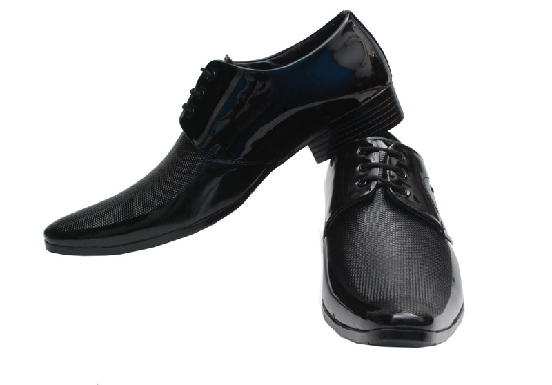 Shoe Striker Lace Up Shoes For Men(Black)