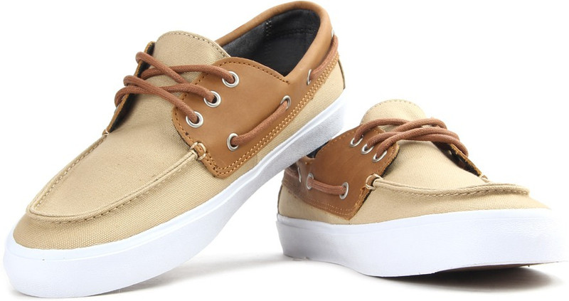 Vans CHAUFFEUR SF Men Boat Shoes For Men(Brown, Beige) Vans CHAUFFEUR SF Men Boat Shoes For Men(Brown, Beige)