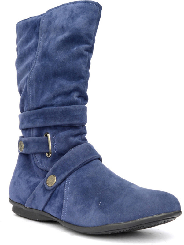 Bruno Manetti Balbina Boots For Women(Navy)