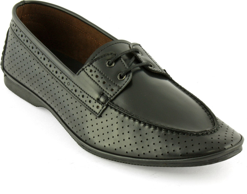 Devils Goose Derby Black Casuals For Men(Olive)