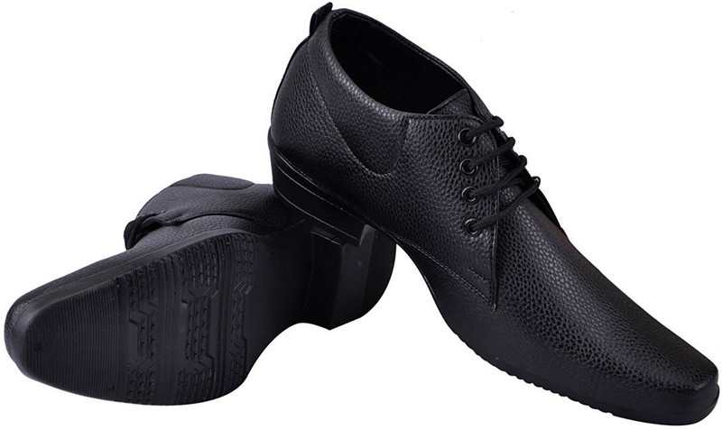 FAUSTO Corporate Lace Up For Men(Black)
