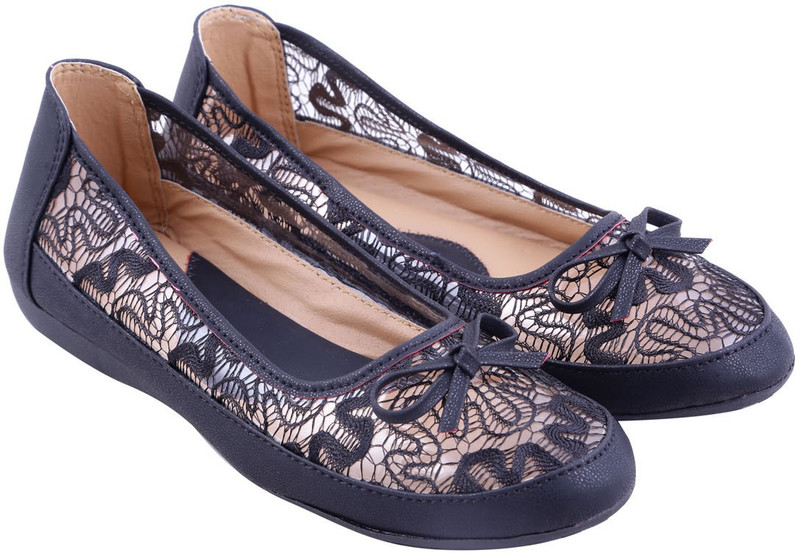 Adorn New Look Bellies For Women(Black)