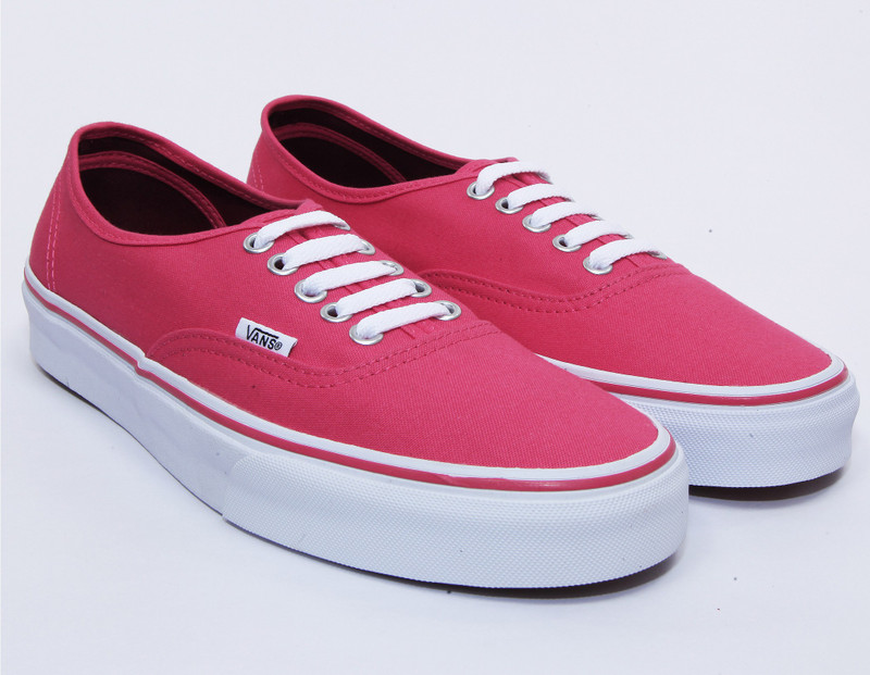 Vans Authentic Canvas Shoes For Men(Pink) Vans Authentic Canvas Shoes For Men(Pink)
