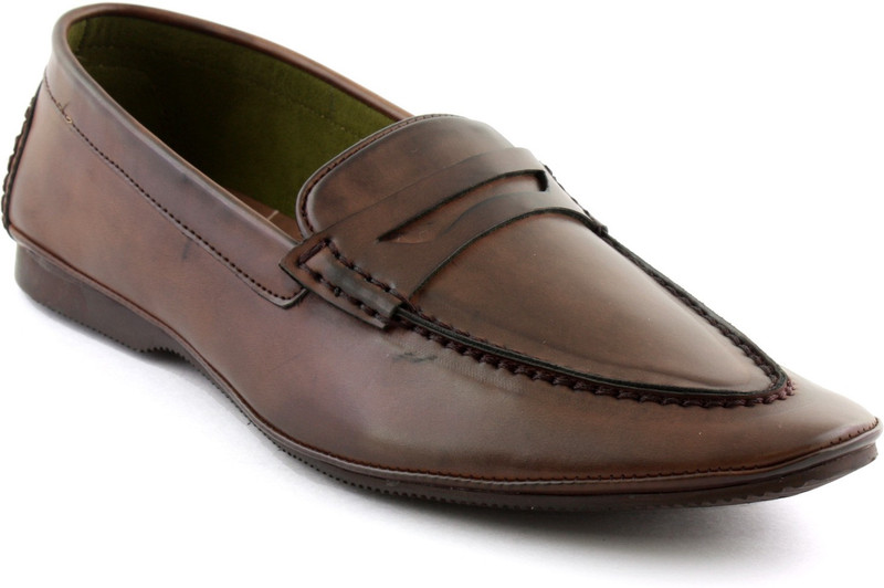 Devils Goose Brown Loafers For Men(Brown)