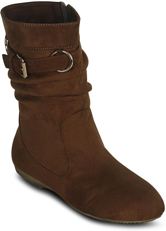 Get Glamr Designer Pikka Boots For Women(Brown)