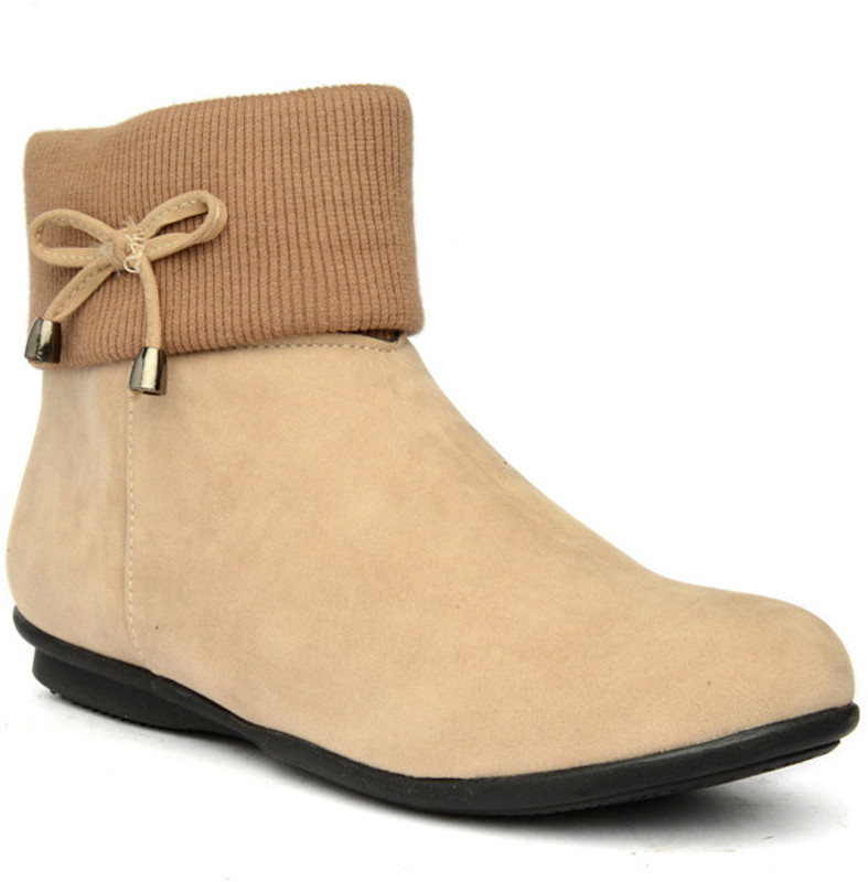 Bruno Manetti 3306 Boots For Women(Beige)