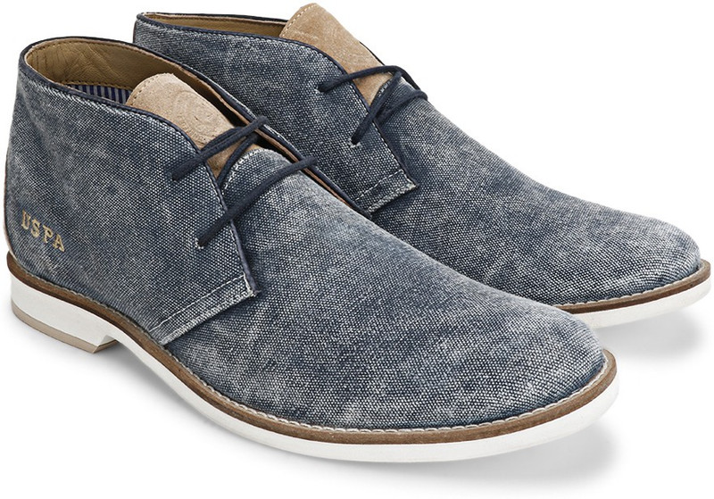 U.S. Polo Assn Men Lace Up Shoes For Men(Navy)