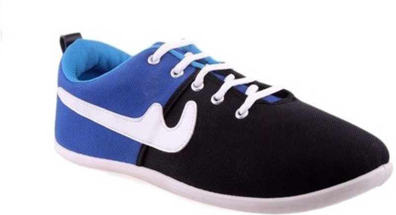 Shoe Striker Canvas Shoes For Men(Blue, Black)