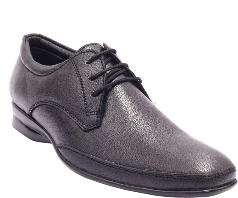 Dizaro GENUINE LEATHER Lace Up For Men(Black) Dizaro GENUINE LEATHER Lace Up For Men(Black)