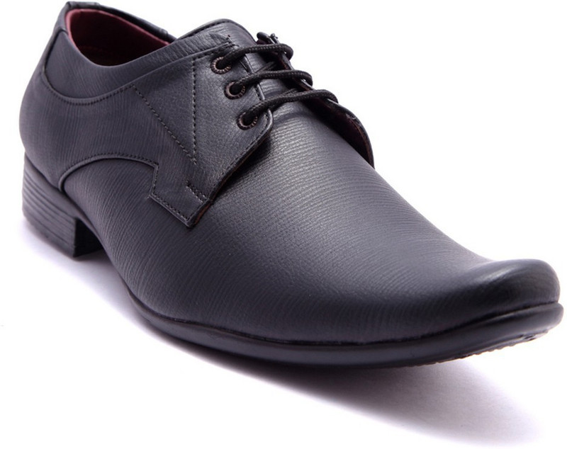 Knoos Classy Lace Up Shoes For Men(Blue)