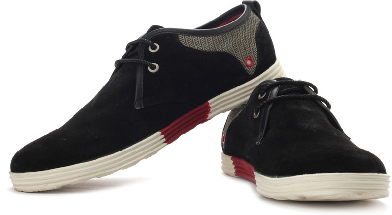 Buckaroo Torento Corporate Casuals For Men(Maroon, Black)