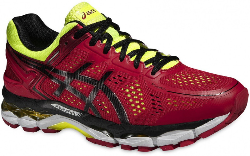 Asics Gel-Kayano 22 Men Running Shoes For Men(Red, Black, Yellow)