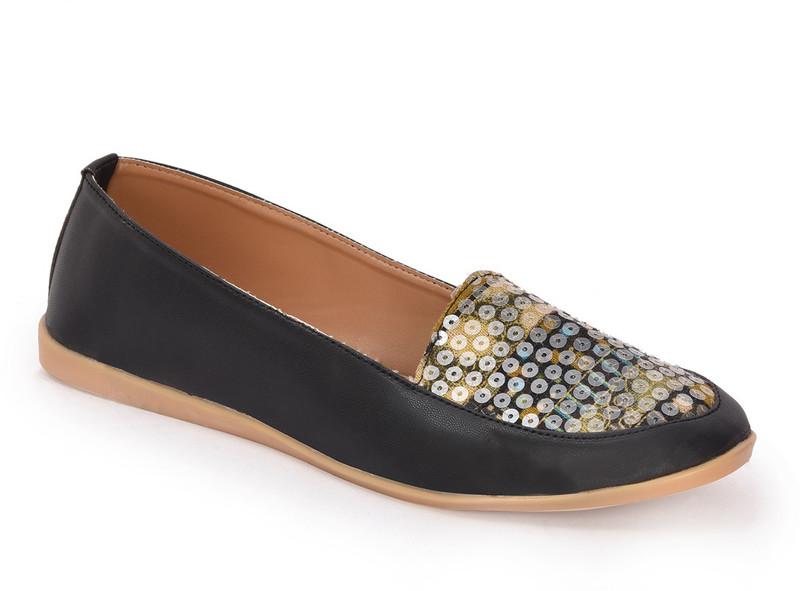 Indirang Bellies For Women(Black)