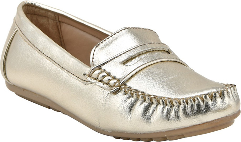 Bruno Manetti Loafers For Women(Gold)