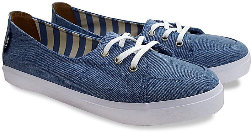 Vans Palisades SF Loafers For Women(White, Blue) Vans Palisades SF Loafers For Women(White, Blue)