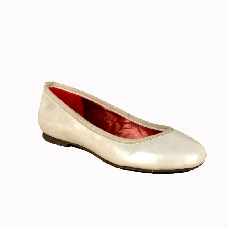 Salt N Pepper 11-193 Geminis White Silver Bellies For Women(Silver)