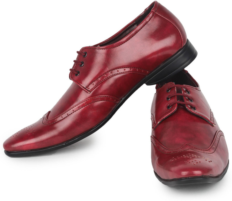 Beonza Party Wear Shoes For Men(Red)
