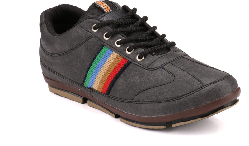 Mactree Black Casuals Shoes For Men(Black)