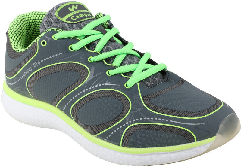 Action Campus 3G442 Running Shoes For Men(Green, Grey)