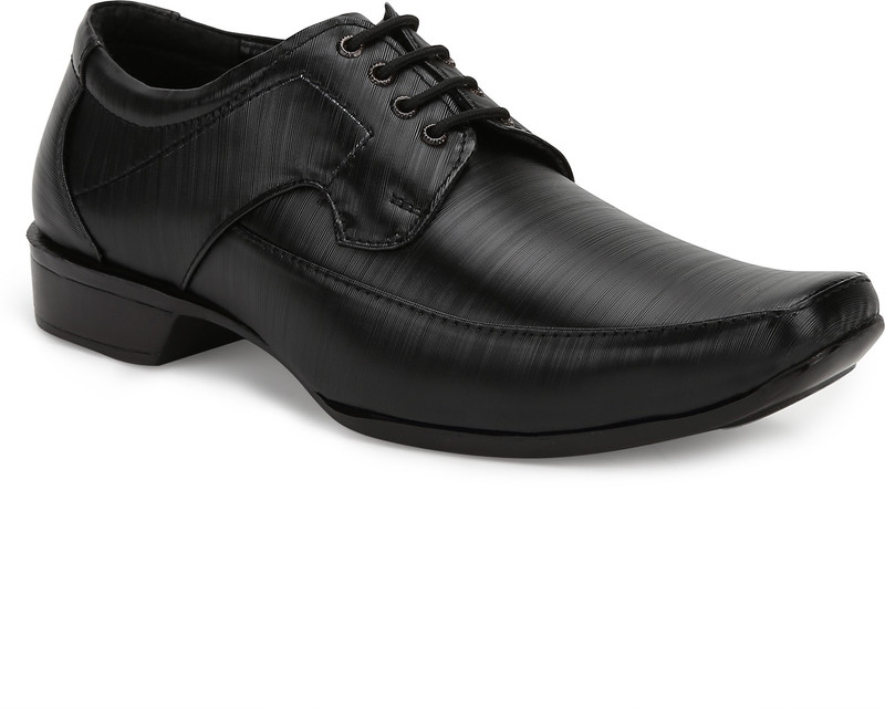 Opancho Premium Quality Lace Up For Men(Black) Opancho Premium Quality Lace Up For Men(Black)