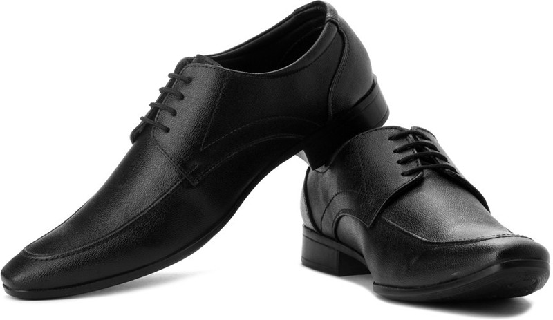 Bata Adonis Men Synthetic Leather Lace Up Shoes For Men(Black) Bata Adonis Men Synthetic Leather Lace Up Shoes For Men(Black)