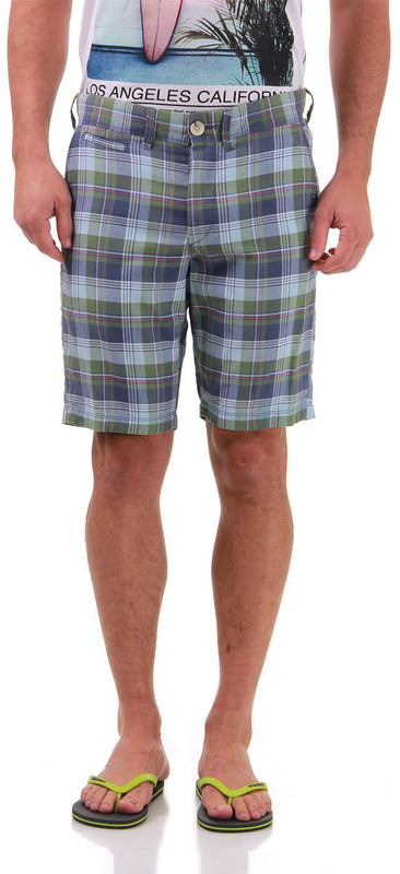 Jack & Jones Checkered Men Multicolor Basic Shorts