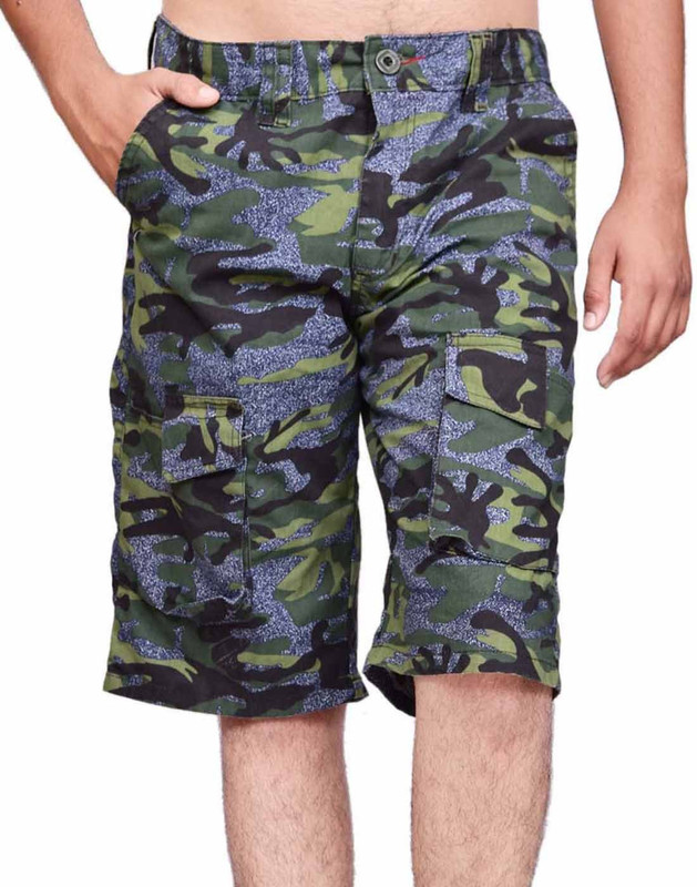 British Terminal Printed Men Multicolor Bermuda Shorts
