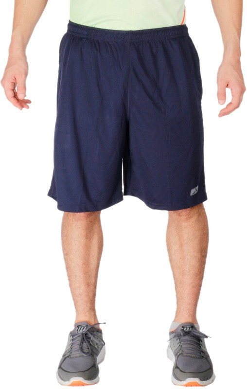 Vector X Solid Men Blue Sports Shorts