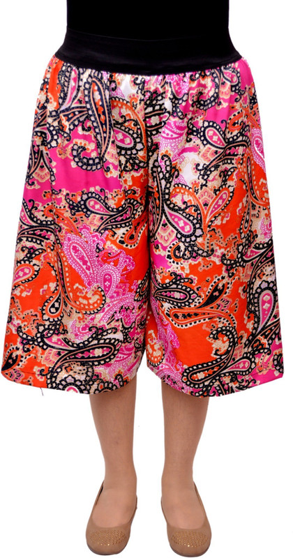 V3ishop Paisley Women Multicolor Culotte Shorts