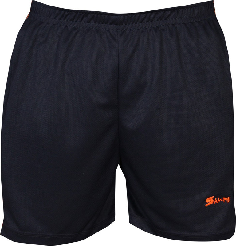 sampy Solid Men Dark Blue Basic Shorts, Gym Shorts