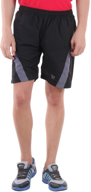 Sports 52 Wear Solid Men Black, Grey Sports Shorts