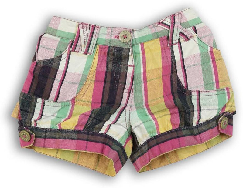 Lilliput Short For Girls Checkered Cotton Linen Blend, Nylon Blend, Cotton Linen Blend(Multicolor) Lilliput Short For Girls Checkered Cotton Linen Blend, Nylon Blend, Cotton Linen Blend(Multicolor)