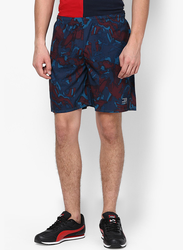 Jack & Jones Self Design Men Blue, Maroon Boxer Shorts