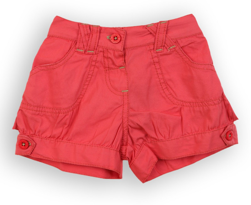 Lilliput Short For Girls Solid Cotton Linen Blend, Nylon Blend, Cotton Linen Blend(Red, Pack of 1) Lilliput Short For Girls Solid Cotton Linen Blend, Nylon Blend, Cotton Linen Blend(Red, Pack of 1)