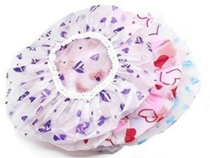 Trisha Waterproof Elastic Free-Size Shower Caps