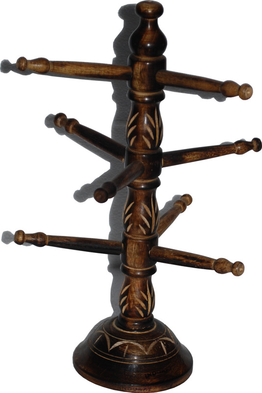 Indoart Bangle Stand Showpiece  -  38 cm(Wooden, Brown) RS.449 (83.00% Off) - Flipkart