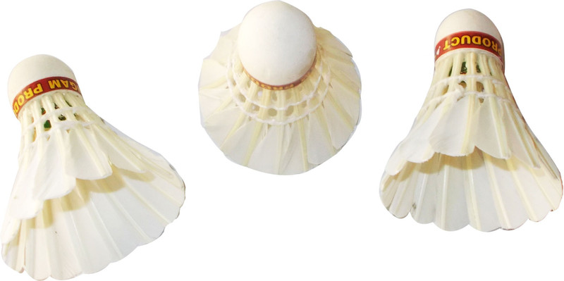 top winner White Feather Feather Shuttle  - White(Medium, 77, Pack of 1)