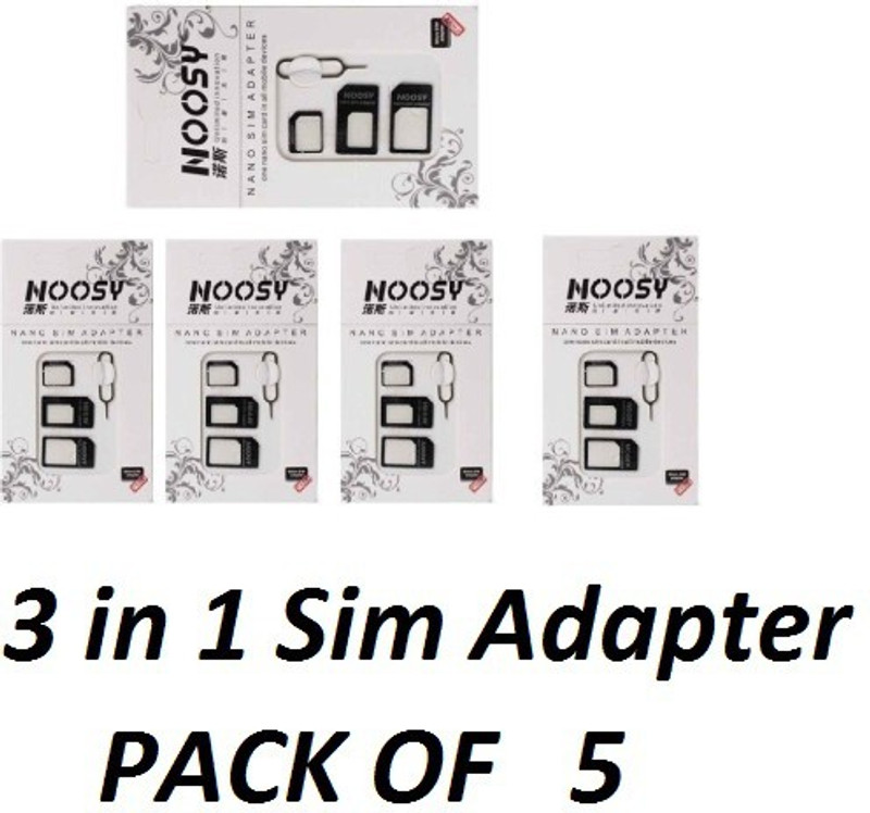 99Gems 3 in 1 Sim Adapter(Rubber Plastic)