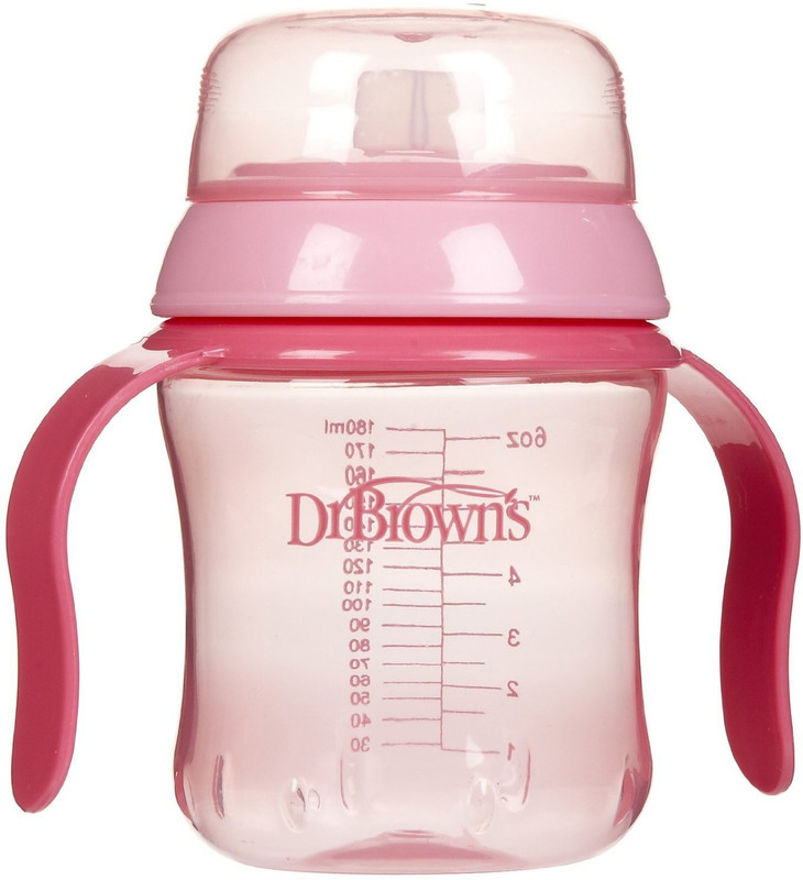 Dr. Brown's Training Cups - 6 Oz Soft Spout(Multicolor)