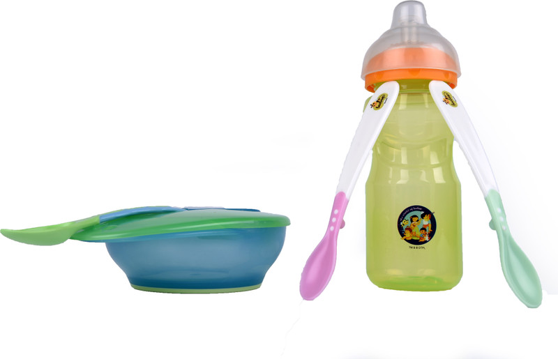 Beebop Sports Sipper, Bowl & 2 Heat Sensitive Spoons(Multicolor)