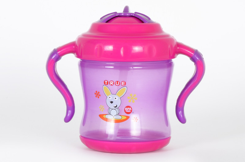 FabSeasons Soft Spout Cup with Handle(Purple)