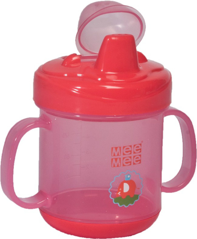 MeeMee Handle Non-Spill Feeding Cup(Red)