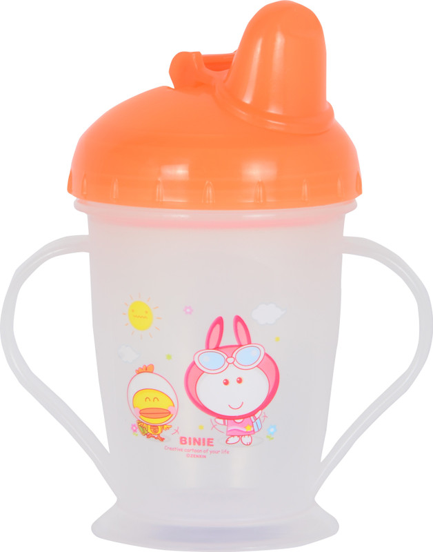 FabSeasons Hard Spout Cup with Handle(Orange)