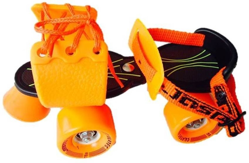 Jaspo Marshal Quad Roller Skates - Size 11-13 UK(Black, Orange)