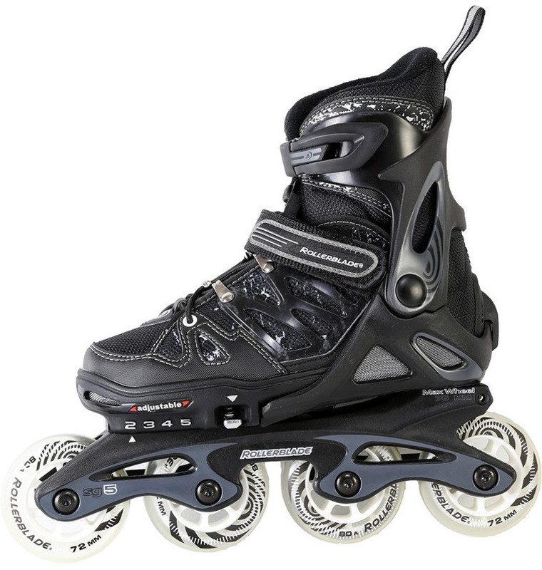 Rollerblade SPITFIRE 1-4 In-line Skates - Size 12-13 UK(Black)