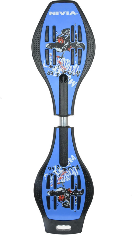 Nivia PW-501 8 inch x 31 inch Skateboard(Blue, Black, Pack of 1)