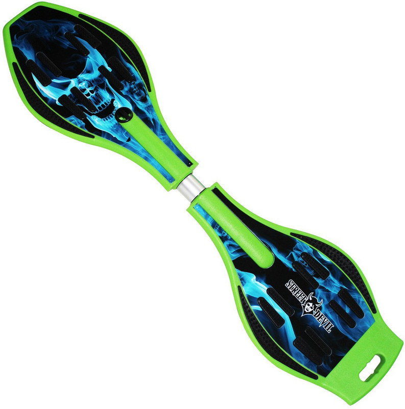 Hoteon Skate board class A 8 inch x 33 inch Skateboard(Green, Pack of 1)