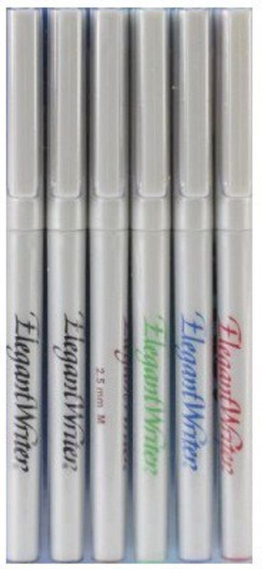 The Craft Shop Elegant Writer Medium Point 2.6mm Nib Sketch Pen(Multi color Medium Point)