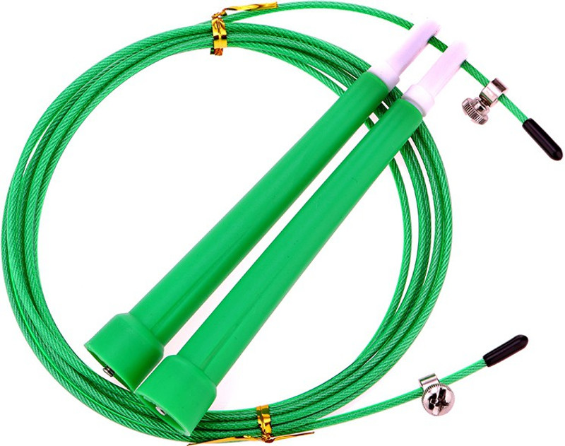 Veera V-804 Ball Bearing Skipping Rope(Green, Length: 274 cm)